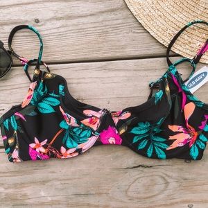 Old Navy Floral Bikini Top